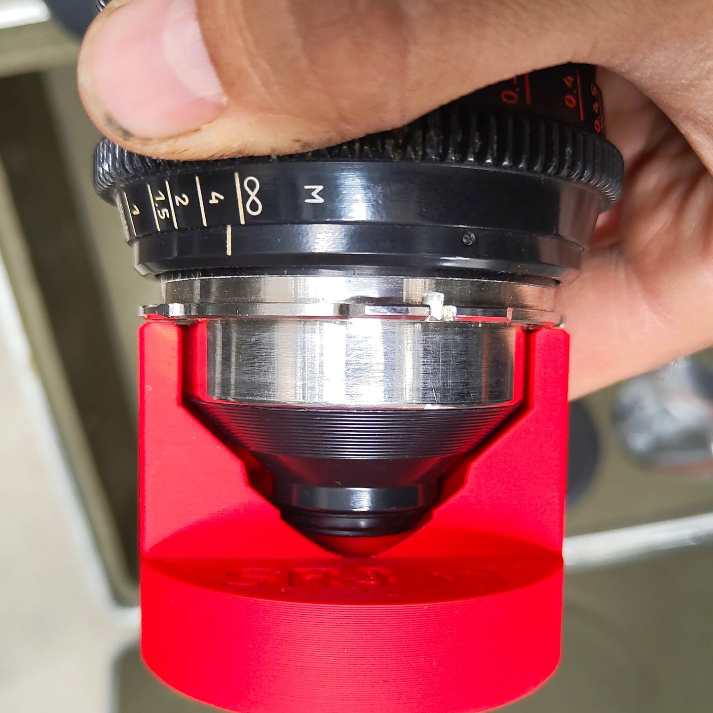 Lens compatibility test gauge 16mm and 35mm